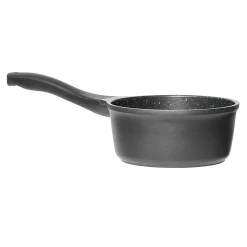 Cuisson<Gifi Casserole en fonte aluminium effet pierre 18 cm