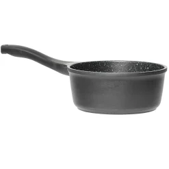 Cuisson<Gifi Casserole en fonte aluminium effet pierre 20 cm