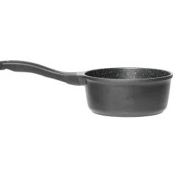 Cuisson<Gifi Casserole en fonte aluminium effet pierre 20 cm