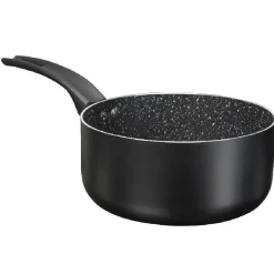 Cuisson<Gifi Casserole noire à induction effet pierre x2