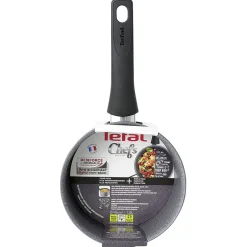 Cuisson<Gifi Casserole Tefal antiadhésive aluminium effet pierre Ø 18 cm