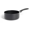 Cuisson<Gifi Casserole tous feux sauf induction aluminium noir Ø20cm