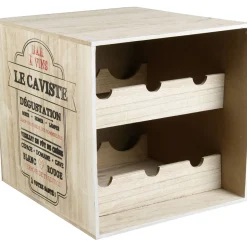 Rangement De Cuisine<Gifi Cave à vin en bois pour 6 bouteilles