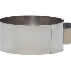 Cuisson<Gifi Cercle à pâtisserie extensible inox