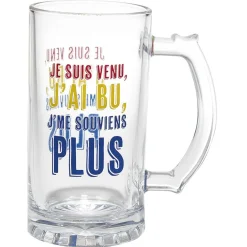 Vaisselle Et Accessoires De Table<Gifi Chope à bière verre transparent inscription Champion de levée de coude