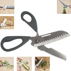 Préparation Culinaire<Gifi Ciseau santoku multifonctions avec étui de protection