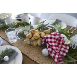 Cuisson<Gifi Cocotte ovale en verre transparent 4 L
