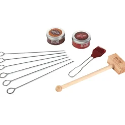 Cuisson<Gifi Coffret barbecue spécial brochettes
