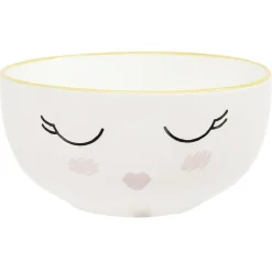 Gifi Coffret bol et mug en porcelaine sleepy rose| Vaisselle Et Accessoires De Table