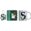 Gifi Coffret cadeau Harry Potter Serpentard mug sous-verre porte-clé 3pcs| Vaisselle Et Accessoires De Table