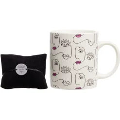 Gifi Coffret cadeau Maman Mug + Bracelet| Vaisselle Et Accessoires De Table