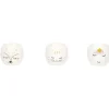 Gifi Coffret coquetier x3 motif tête animal| Vaisselle Et Accessoires De Table