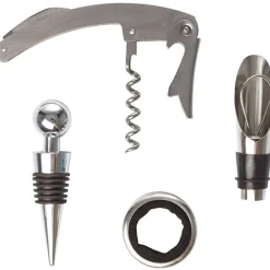 Gifi Coffret du sommelier 5 pièces| Vaisselle Et Accessoires De Table