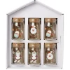 Conservation Alimentaire<Gifi Coffret mini bocal en verre motif Noël couvercle liège x6
