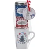 Gifi Coffret mug 400 ml avec boisson et biscuits Noël scandinave| Vaisselle Et Accessoires De Table