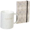 Gifi Coffret Mug 30cl et carnet| Vaisselle Et Accessoires De Table