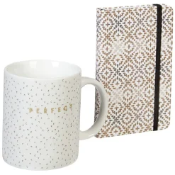Gifi Coffret Mug 30cl et carnet| Vaisselle Et Accessoires De Table