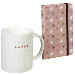 Gifi Coffret Mug 30cl et carnet| Vaisselle Et Accessoires De Table