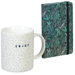Gifi Coffret Mug 30cl et carnet| Vaisselle Et Accessoires De Table