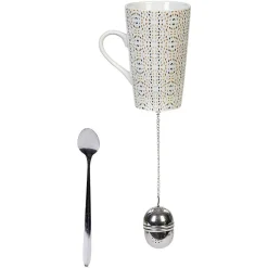 Vaisselle Et Accessoires De Table<Gifi Coffret Mug 45cl infuseur à thé et cuillere