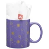 Gifi Coffret mug 330ml et tote bag signe du zodiaque blanc et violet| Vaisselle Et Accessoires De Table