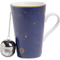 Gifi Coffret mug XL en porcelaine avec cuillère| Vaisselle Et Accessoires De Table