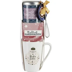 Gifi Coffret Mug XXL avec boisson et gourmandises Noël tradition| Vaisselle Et Accessoires De Table