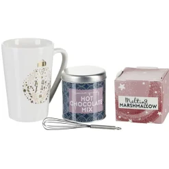 Gifi Coffret Mug XXL avec boisson et gourmandises Noël tradition| Vaisselle Et Accessoires De Table