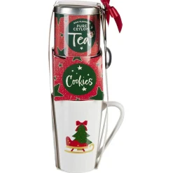 Gifi Coffret Mug XXL avec boisson et gourmandises Noël tradition| Vaisselle Et Accessoires De Table