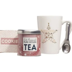 Gifi Coffret Mug XXL avec boisson et gourmandises Noël pailleté| Vaisselle Et Accessoires De Table