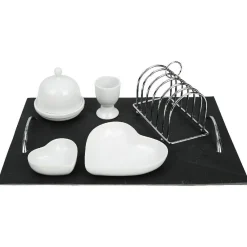 Gifi Coffret petit déjeuner en céramique| Vaisselle Et Accessoires De Table