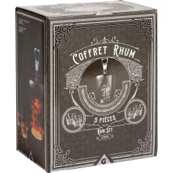 Gifi Coffret rhum carafe et verre x4 design tête de mort| Vaisselle Et Accessoires De Table