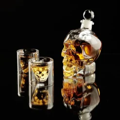 Gifi Coffret rhum carafe x1 et verre x4| Vaisselle Et Accessoires De Table