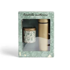 Conservation Alimentaire<Gifi Coffret thé avec bouteille isotherme infuseur et boîte à thé