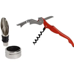 Gifi Coffret tire bouchon bec et anti goutte| Vaisselle Et Accessoires De Table
