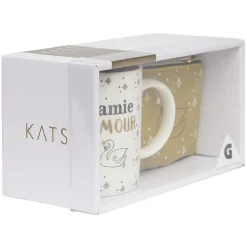 Gifi Coffret trousse avec mug porcelaine| Vaisselle Et Accessoires De Table