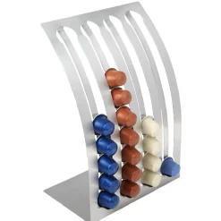 Rangement De Cuisine<Gifi Colonne porte capsule à café gris