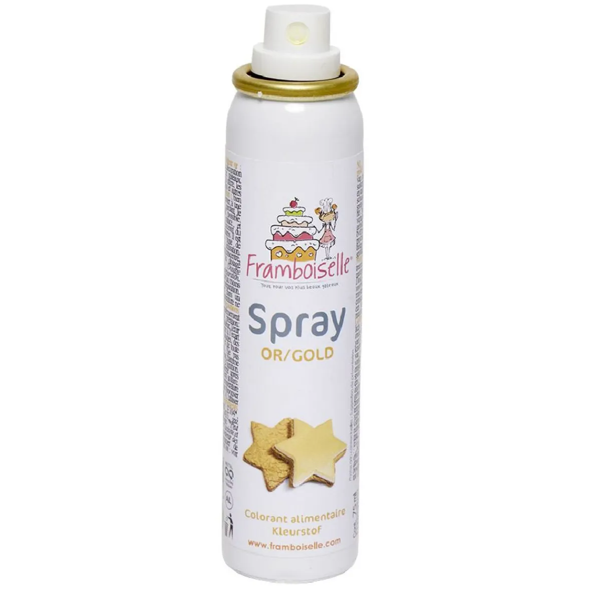 Préparation Culinaire<Gifi Colorant alimentaire spray doré 75 ml