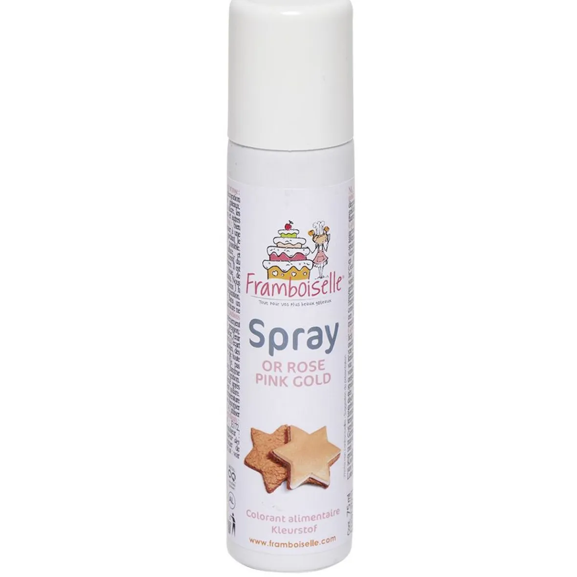 Préparation Culinaire<Gifi Colorant alimentaire spray rose doré 75 ml