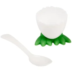 Gifi Coquetier en plastique forme oeuf x4| Vaisselle Et Accessoires De Table