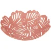Gifi Corbeille à fruits design feuilles vert rose ou beige| Vaisselle Et Accessoires De Table