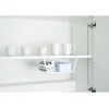 Rangement De Cuisine<Gifi Corbeille à suspendre en métal blanc L.32 cm