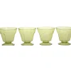 Gifi Coupe à glace plastique verte x4| Vaisselle Et Accessoires De Table