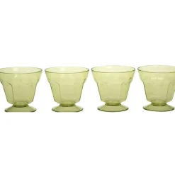 Gifi Coupe à glace plastique verte x4| Vaisselle Et Accessoires De Table