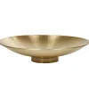 Gifi Coupe sur pied en métal martelé doré| Vaisselle Et Accessoires De Table