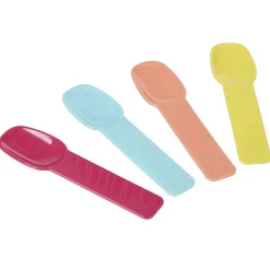 Gifi Coupelle à glace avec cuillère multicolore x4| Vaisselle Et Accessoires De Table