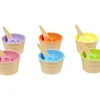 Gifi Coupelle à glace avec cuillère x6| Vaisselle Et Accessoires De Table