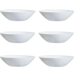 Vaisselle Et Accessoires De Table<Gifi Coupelle blanche Harena bord ligne en relief x6