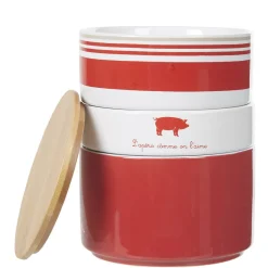 Vaisselle Et Accessoires De Table<Gifi Coupelle empilable apéro rouge et blanc x3