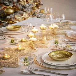 Vaisselle Et Accessoires De Table<Gifi Coupelle en verre 200ml motif branches de sapin Ø12xH4,5cm - 3 coloris